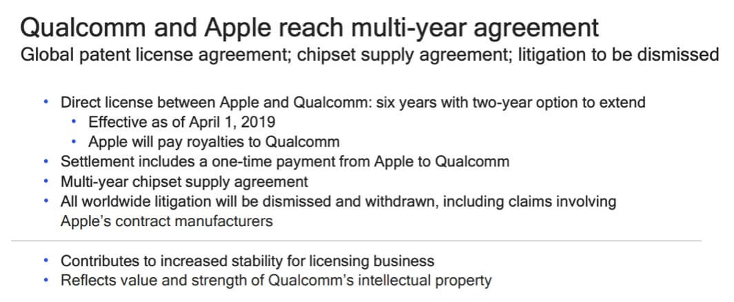 Qualcomm and Apple announce reconciliation-SemiMedia
